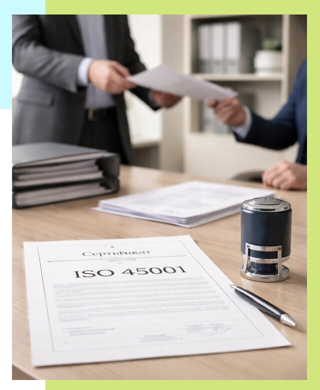 Сертификат ISO 45001 в Сосновом Боре под ключ от 45711 р. | Сертэкс